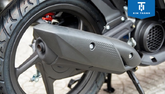 Ốp pô vision zin giúp bảo vệ pô xe máy an toàn 