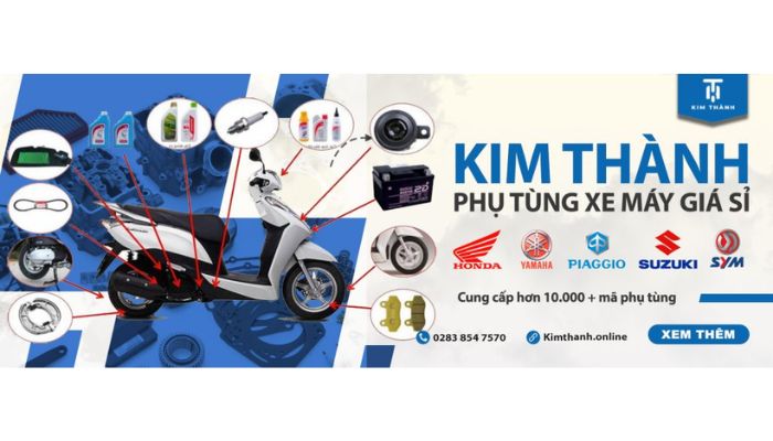 Kim Thành là cửa hàng cung cấp phụ tùng xe SH chính hãng