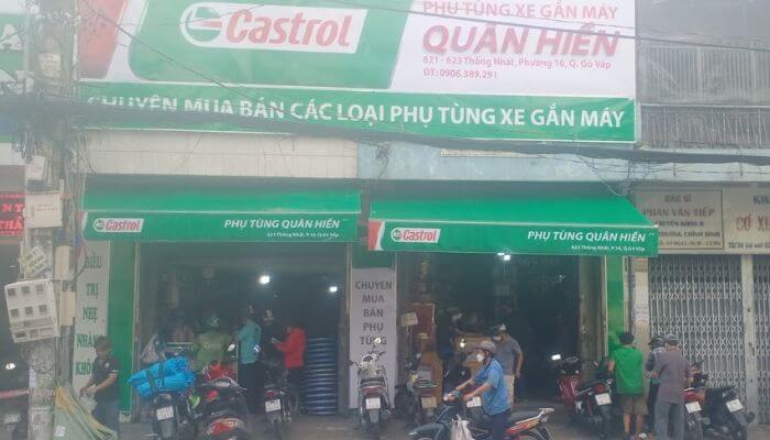 Cửa hàng phụ kiện xe máy Quân Hiền tại Gò Vấp