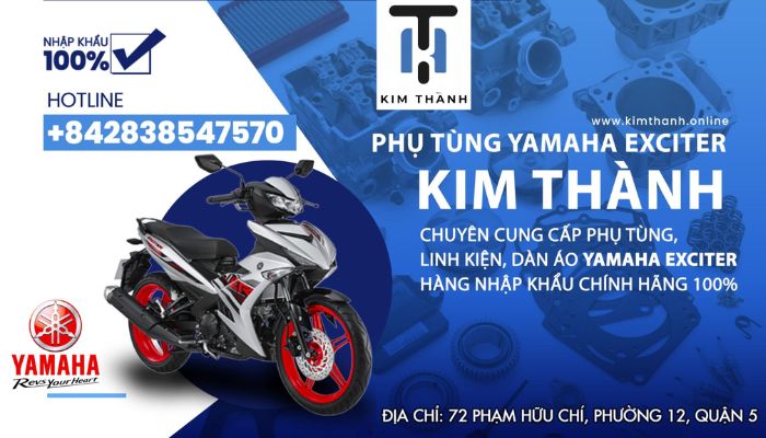 Kim Thành - địa chỉ cung cấp sỉ lẻ dàn áo Exciter 150 chính hãng Yamaha