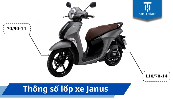 Thông số lốp xe máy Janus