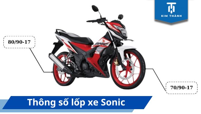 Tìm hiểu thông số lốp vỏ xe Sonic 150 