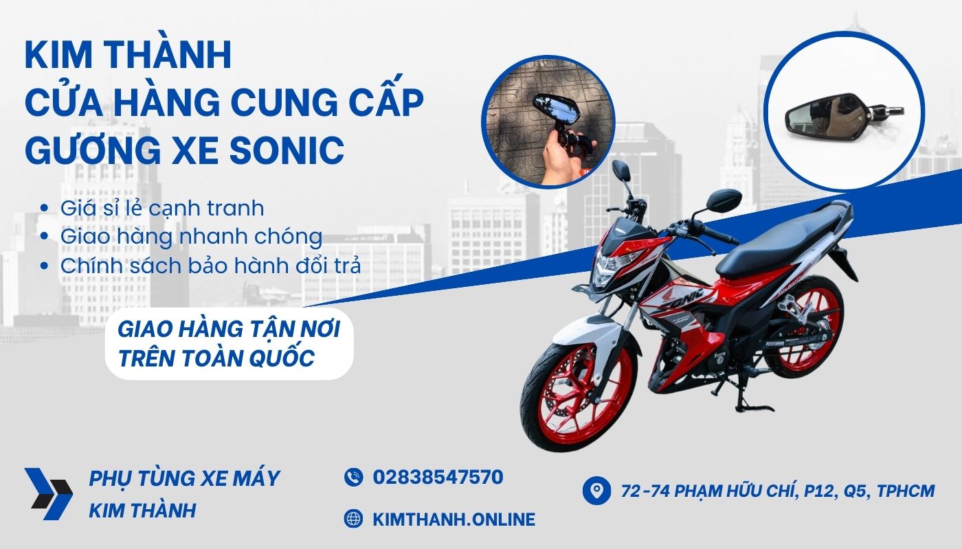 Mua phụ tùng xe Honda Sonic tại Kim Thành