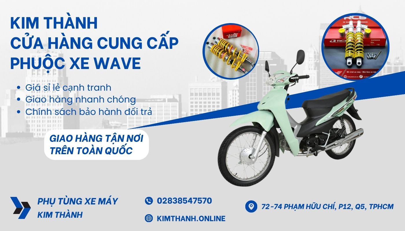 Nên mua phuộc xe Wave Alpha ở đâu uy tín, giá tốt?