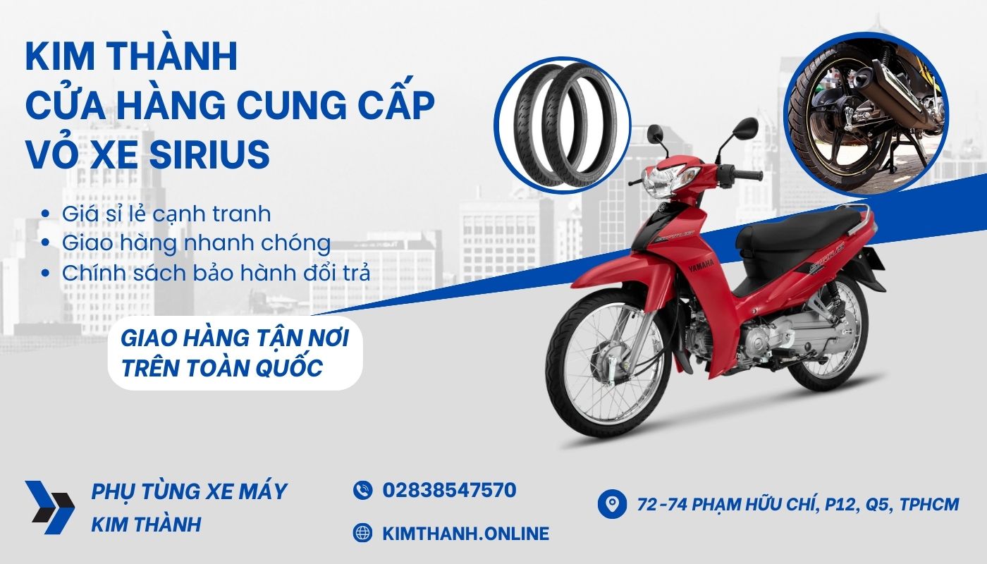 Kim Thành - Chuyên cung cấp phụ tùng xe Sirius chính hãng, giá tốt