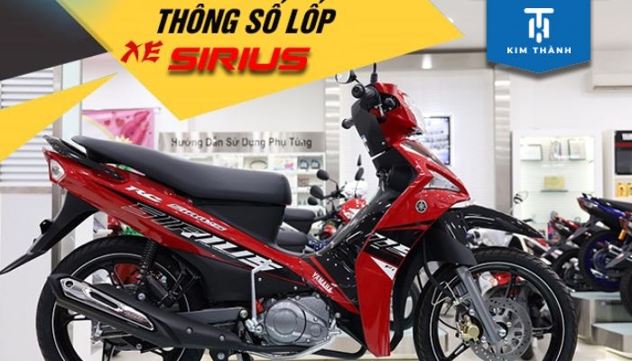 Thông số vỏ xe Sirius