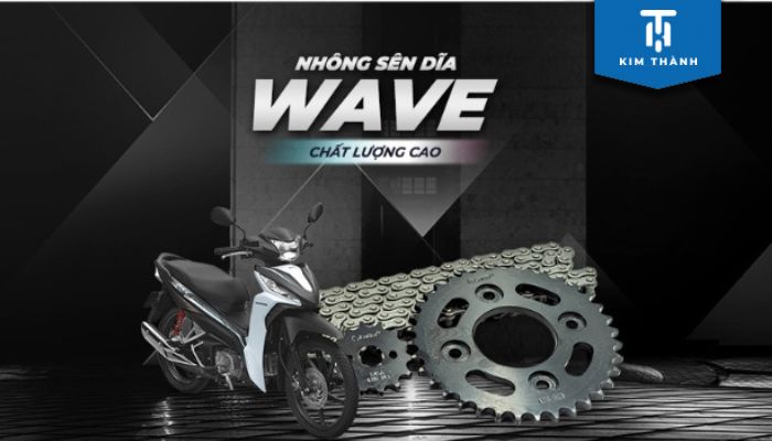 Thông số nhông sên dĩa Wave bao nhiêu?