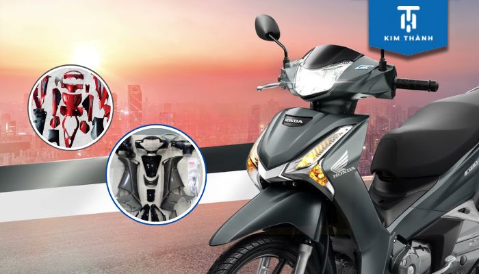 Chi tiết những bộ phận của dàn áo xe Honda Future