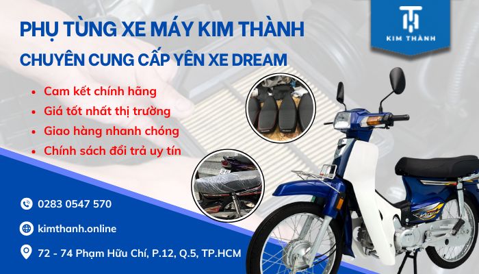 Cửa hàng bán yên xe Dream chính hãng