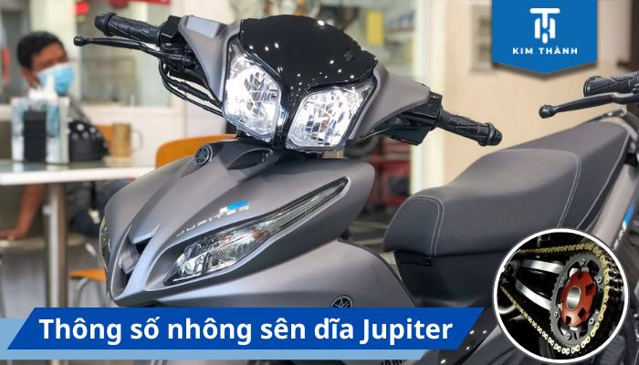 Thông số nhông sên dĩa xe Jupiter là bao nhiêu?