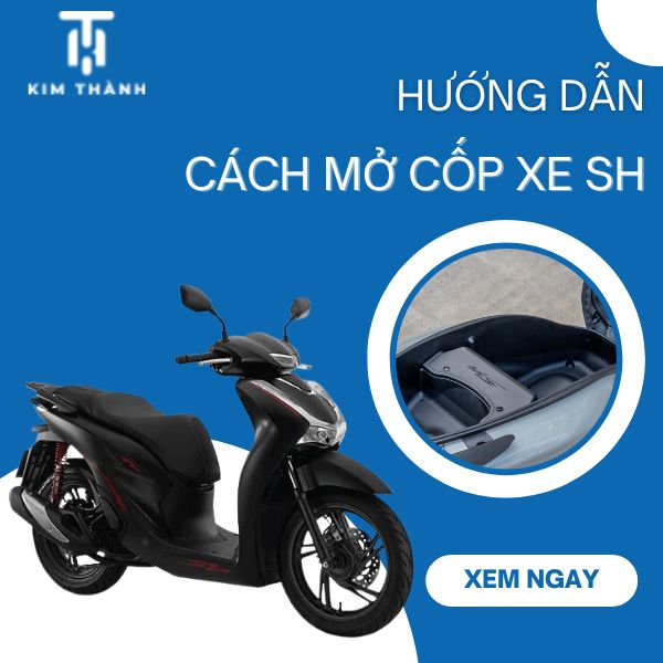 Mở cốp xe SH đơn giản