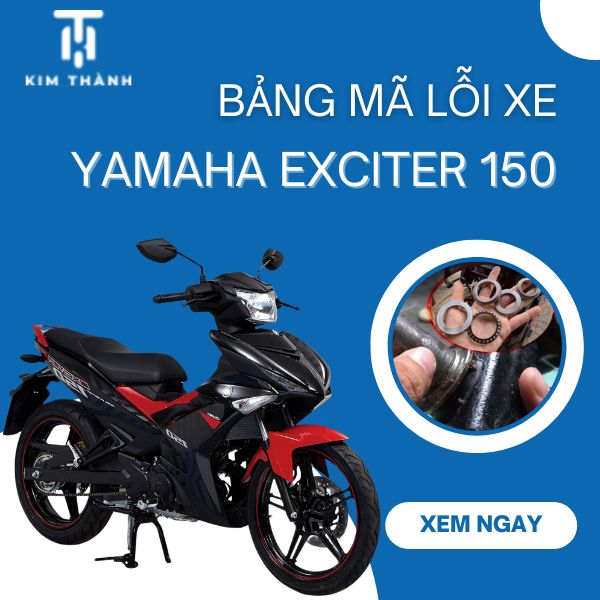 Bảng mã lỗi xe Yamaha Exciter 150 cập nhật mới nhất 2024