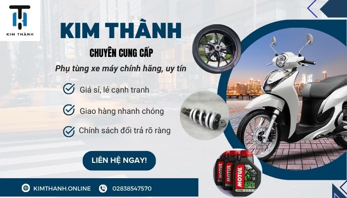 Mua phụ tùng xe máy chất lượng cao, giá tốt tại Kim Thành