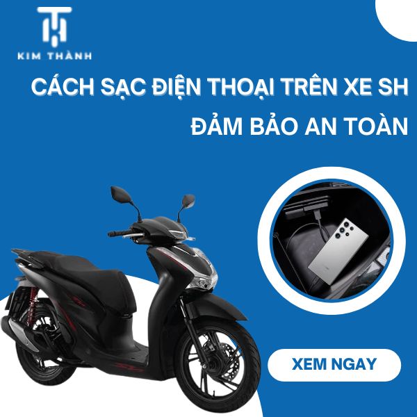 sạc điện thoại trên xe sh