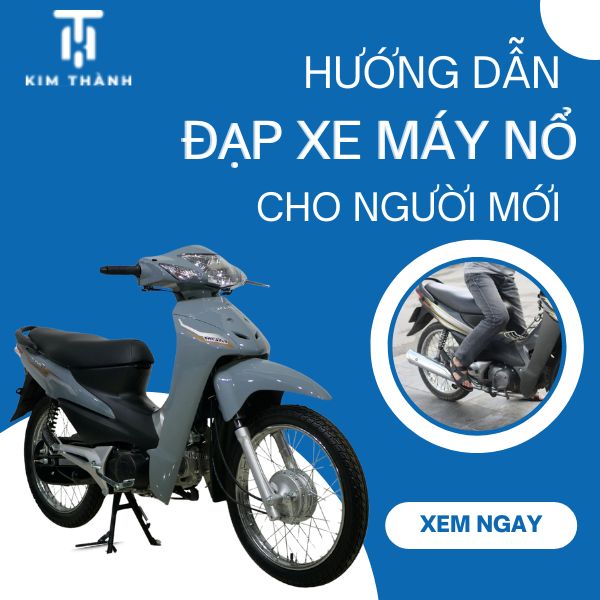 Cách đạp xe máy nổ đúng tư thế cho người mới